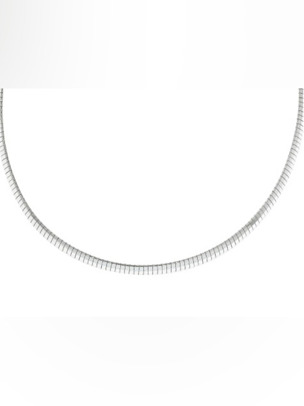 JTV Sterling Silver 6mm Omega 20 Inch Chain NWB